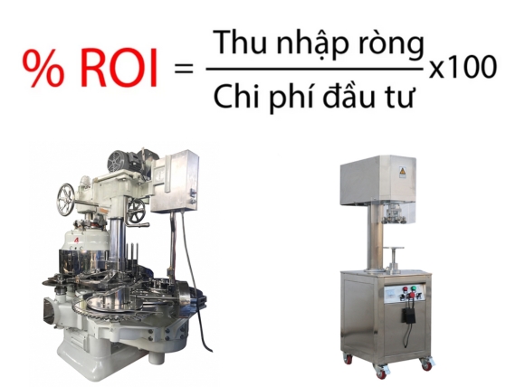 Bảng công thức tinh ROI khi đầu tư máy chiết rót