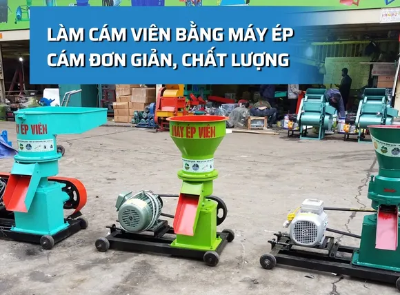 Thiết bị ép cám viên cho gia cầm tại nhà chất lượng