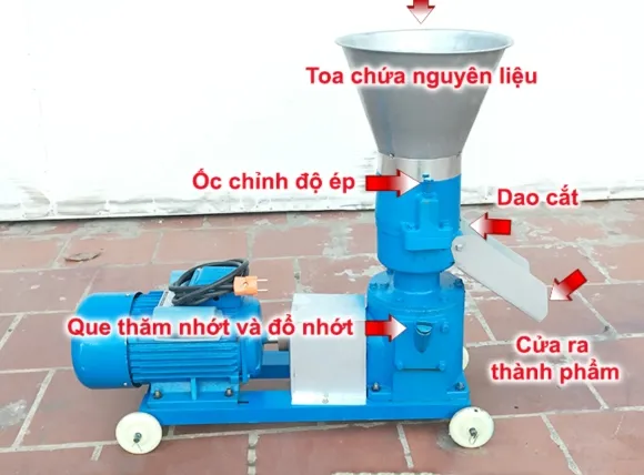 Thông số kỹ thuật cần lưu ý khi chọn mua thiết bị ép cám viên