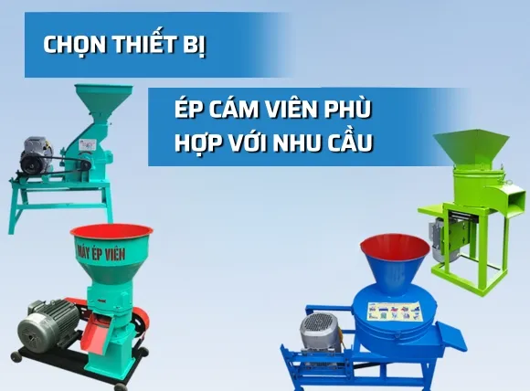 Lựa chọn và mua máy ép cám viên mini phù hợp