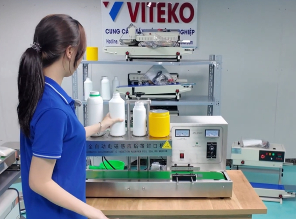 VITEKO - Nhà cung cấp máy dán màng seal nhôm chất lượng