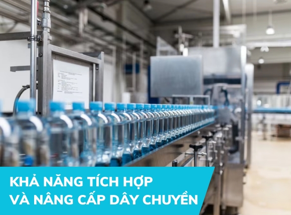 Tích hợp cân định lượng thể tích vào trong dây chuyền sản xuất