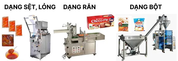 Phân loại máy đóng gói