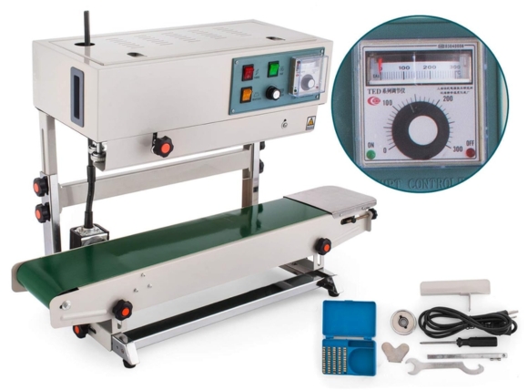 Máy hàn miệng túi liên tục dạng đứng HCM