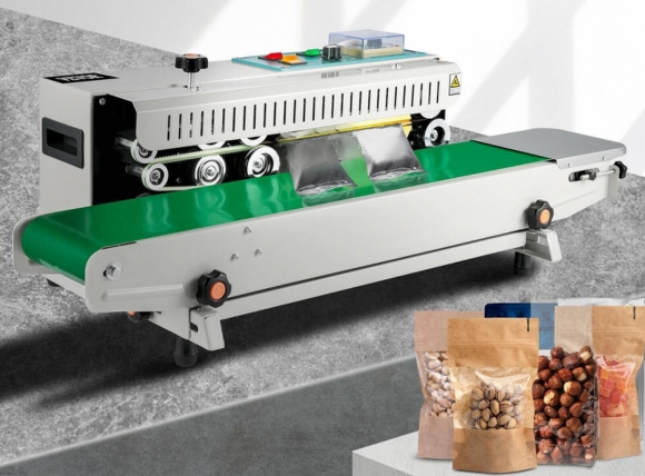 Máy hàn miệng túi liên tục dạng nằm ngang HCM