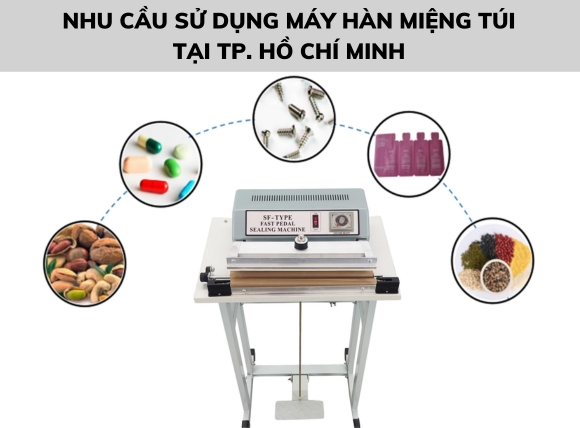 Nhu cầu sử dụng máy hàn miệng túi tại thành phố Hồ Chí Minh