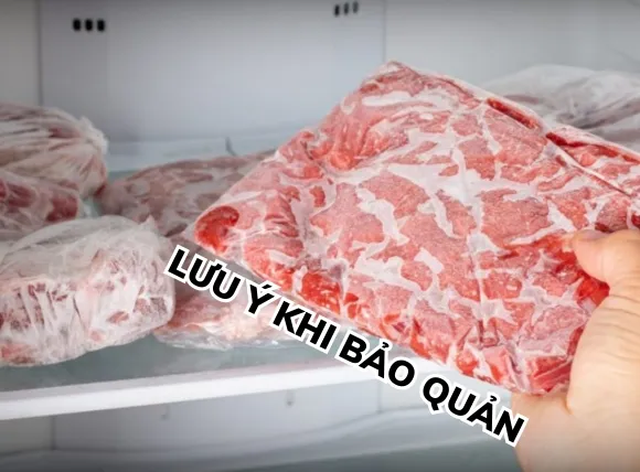 cần lưu ý khi đóng gói hút chân không thịt đông lạnh