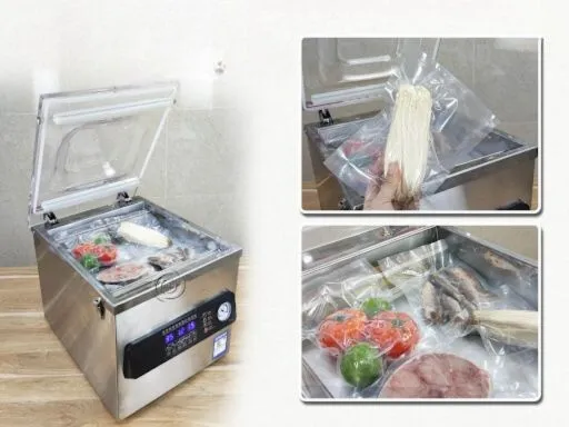Máy đóng gói thực phẩm ép chân không DZQ 320 khu vực Yên Bái