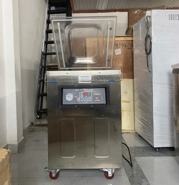 Máy ép chân không bánh chưng dạng buồng DZ500