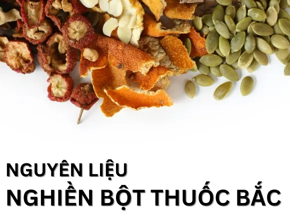 Nguyên liệu nghiền bột thuốc Bắc