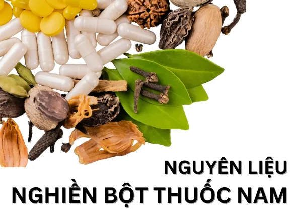 Nguyên liệu nghiền bột thuốc Nam