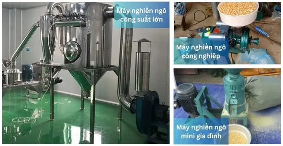 Phân loại máy nghiền bột ngô