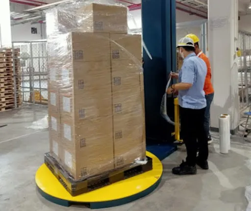 Kiểm tra máy quấn màng pallet