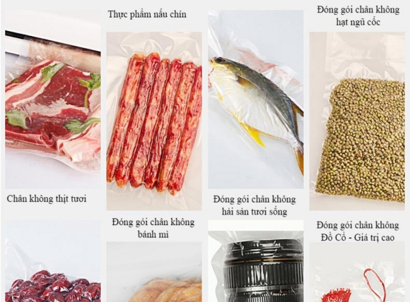 Mức độ chân không phù hợp cho từng loại sản phẩm