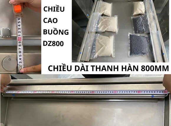 hai thanh hàn nhiệt mỗi thanh hàn kích thước lên đến 80cm