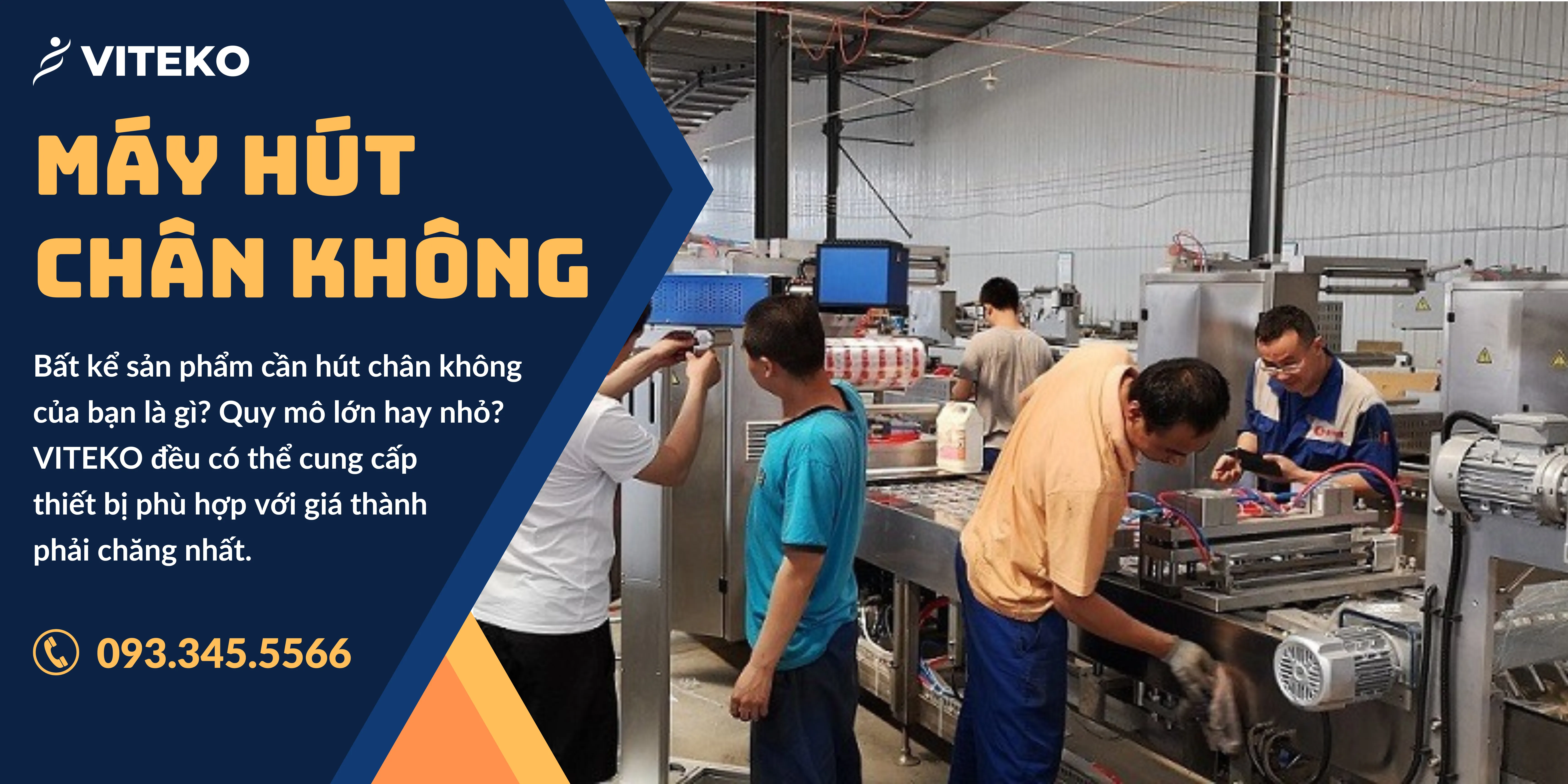 mua máy hút chân không công nghiệp tại viteko