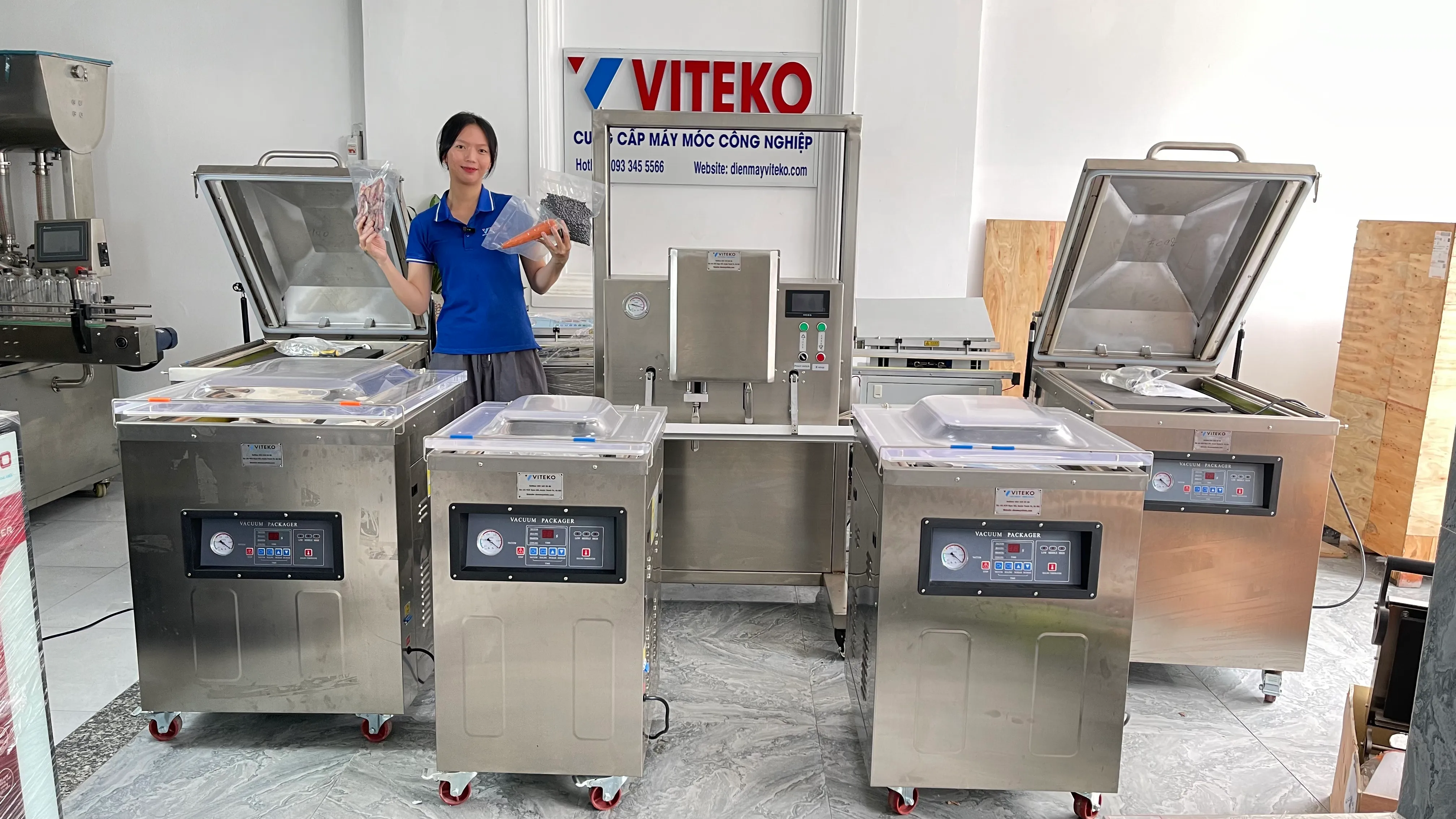 máy hút chân không thực phẩm viteko