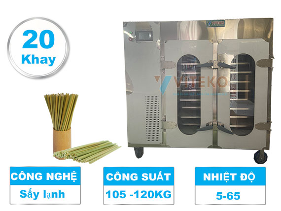 Máy sấy lạnh ống hút tre, hút cỏ - AGHD-15ELC