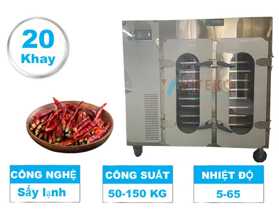 Máy sấy lạnh ớt - AGHD-15ELC