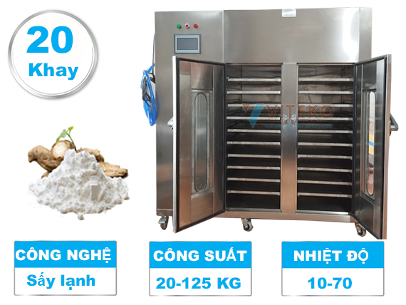 Máy sấy lạnh bột sắn dây-AGHD-15ELC