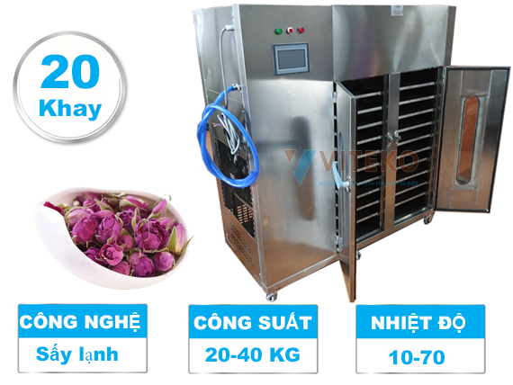 máy sấy hoa hồng công nghiệp-AGHD-15ELC