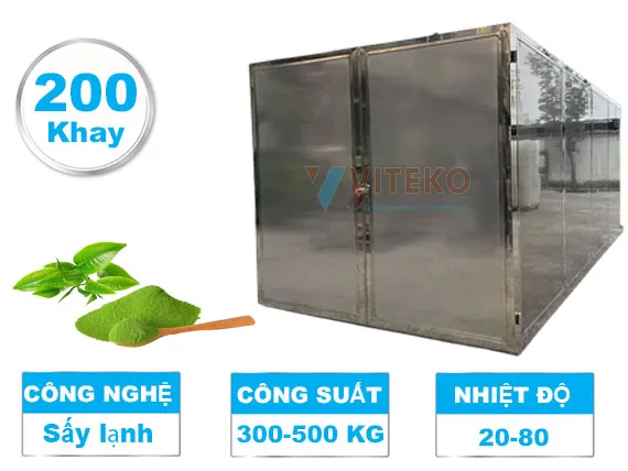 Lò sấy trà xanh công nghiệp - AIO-DF600GW