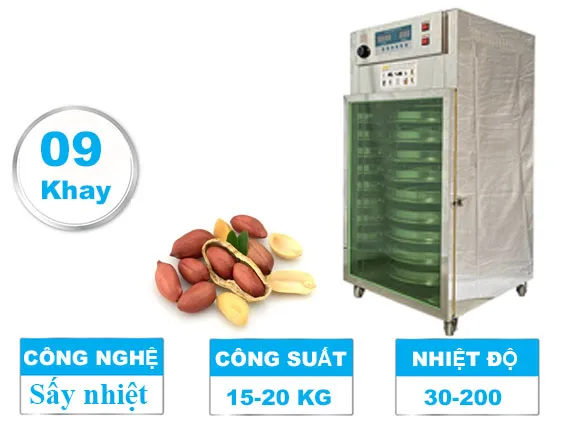 máy sấy đậu phộng-OXY9