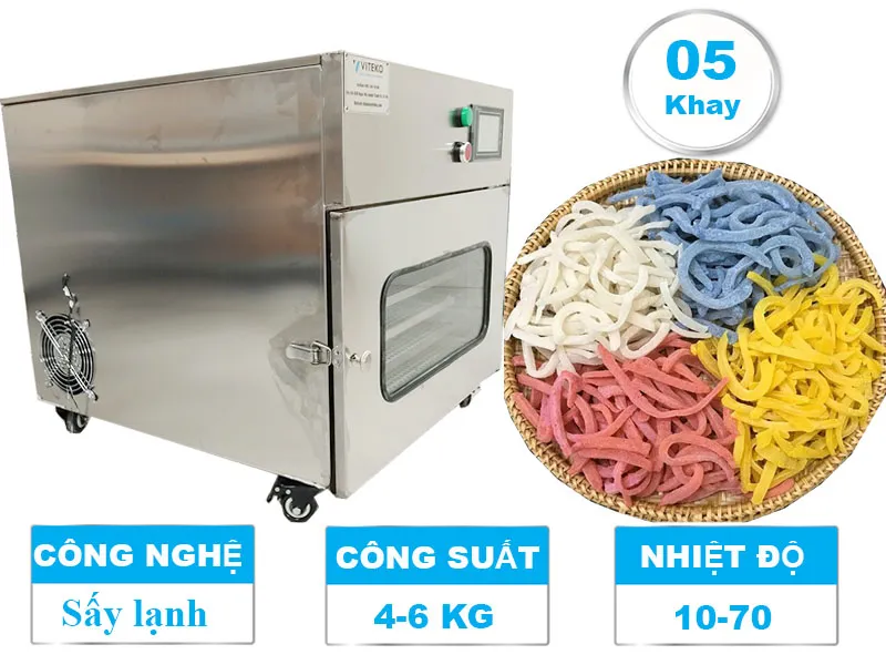 máy sấy mứt dừa mini AGHD-15HJ