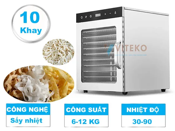 máy sấy mứt dừa gia đình DL-10A