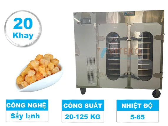 Máy sấy lạnh nhãn công nghiệp - AGHD-15ELC 