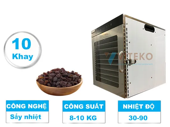 Máy sấy nho khô mini gia đình-DL-10A 