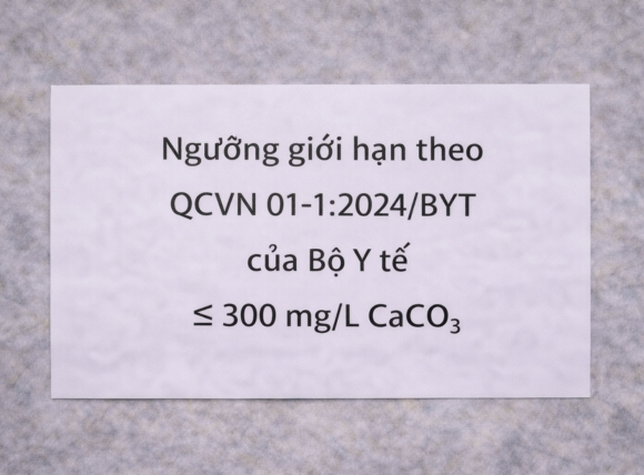Ngưỡng giới hạn theo QCVN 01-1:2024/BYT của Bộ Y tế
