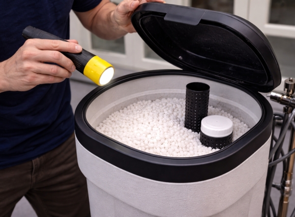 Kiểm tra bình chứa muối định kỳ