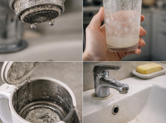 Những dấu hiệu nước cứng nhận biết bằng mắt thường là gì?