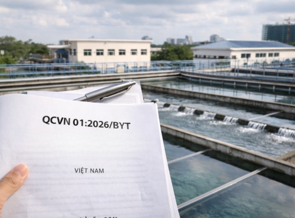Quy chuẩn chất lượng nước sinh hoạt tại Việt Nam năm 2026
