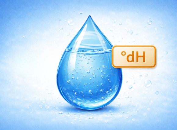 °dH (Deutsche Härte) là đơn vị đo độ cứng nước phổ biến tại Đức và châu Âu