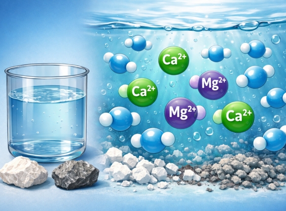 Độ cứng nước là hàm lượng ion Ca²⁺ và Mg²⁺ hòa tan trong nước