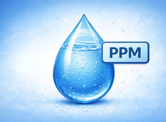 PPM (Parts Per Million) là đơn vị đo độ cứng nước phổ biến nhất