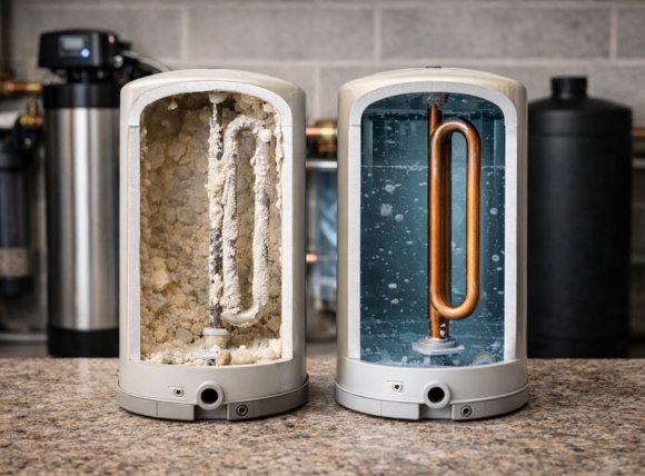 Giải thích "ức chế cặn" khác với "loại bỏ cặn"