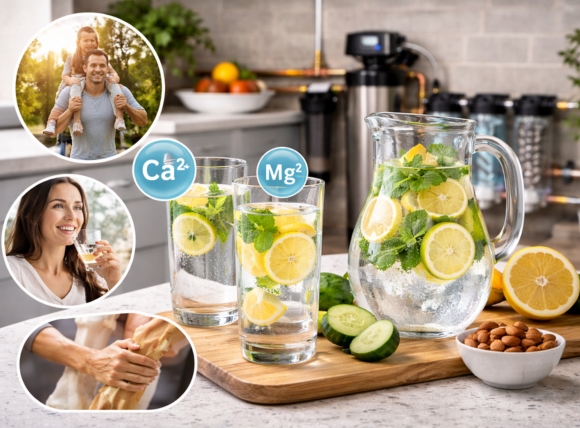 Lợi ích sức khỏe vì giữ lại Ca²⁺ và Mg²⁺ thiết yếu