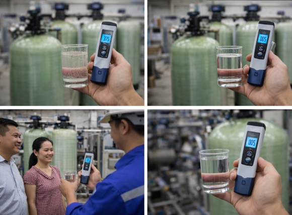 Cam kết chất lượng nước đầu ra có thể đo lường được