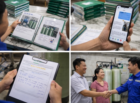 Hồ sơ dự án thực tế và phản hồi khách hàng cũ