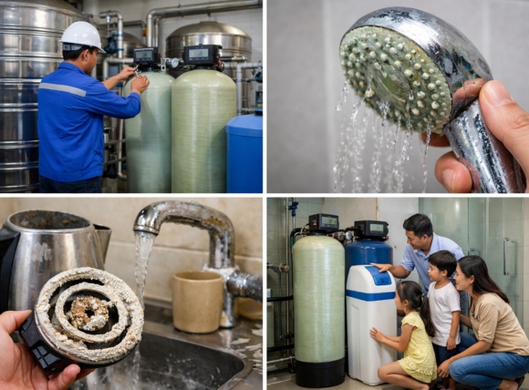 Tổng quan nhu cầu xử lý nước cứng tại Việt