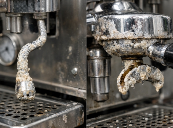 Nước cứng gây cặn bám trực tiếp trên thiết bị đắt tiền