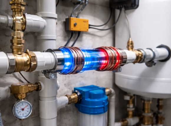 Thiết bị xử lý nước cứng bằng từ trường