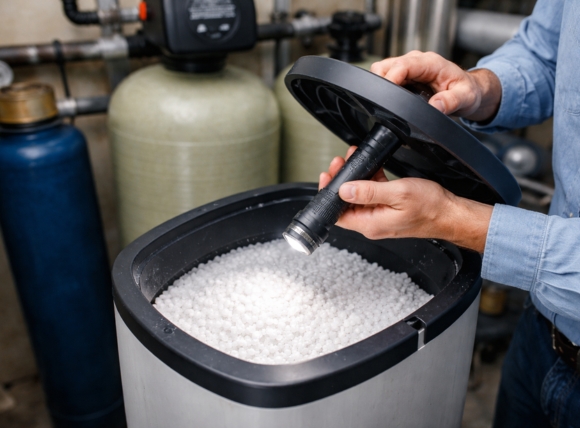 Kiểm soát mức muối trong bình