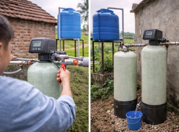 Lưu ý lắp đặt và vận hành hệ thống cột lọc tại nông thôn