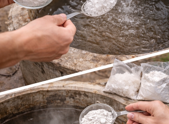Sử dụng phèn chua và vôi trong xử lý nước giếng