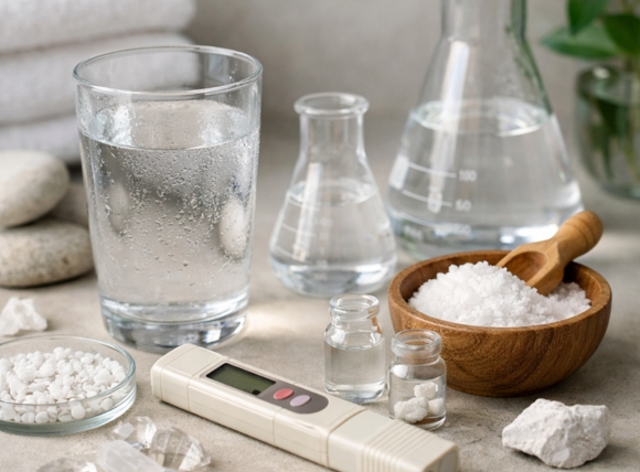 Nước mềm được xác định theo hàm lượng khoáng hòa tan