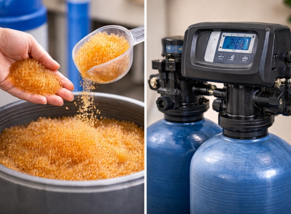 Chất lượng hạt nhựa trao đổi ion và van điều khiển